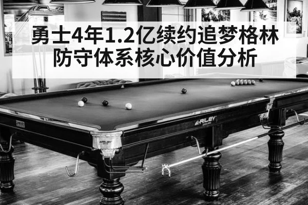 勇士4年1.2亿续约追梦格林防守体系核心价值分析